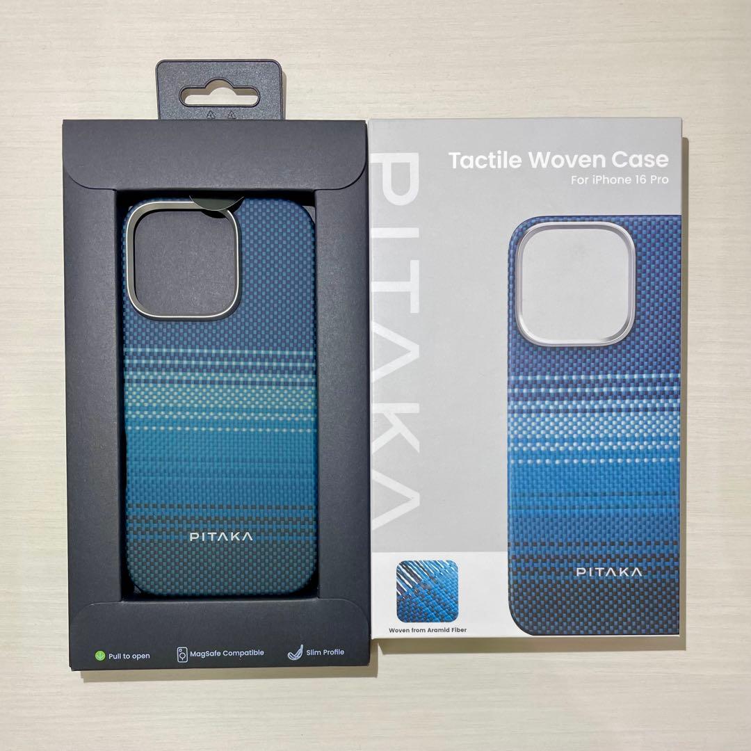 PITAKA iPhone16Pro 浮織ケース Sunset Moonrise