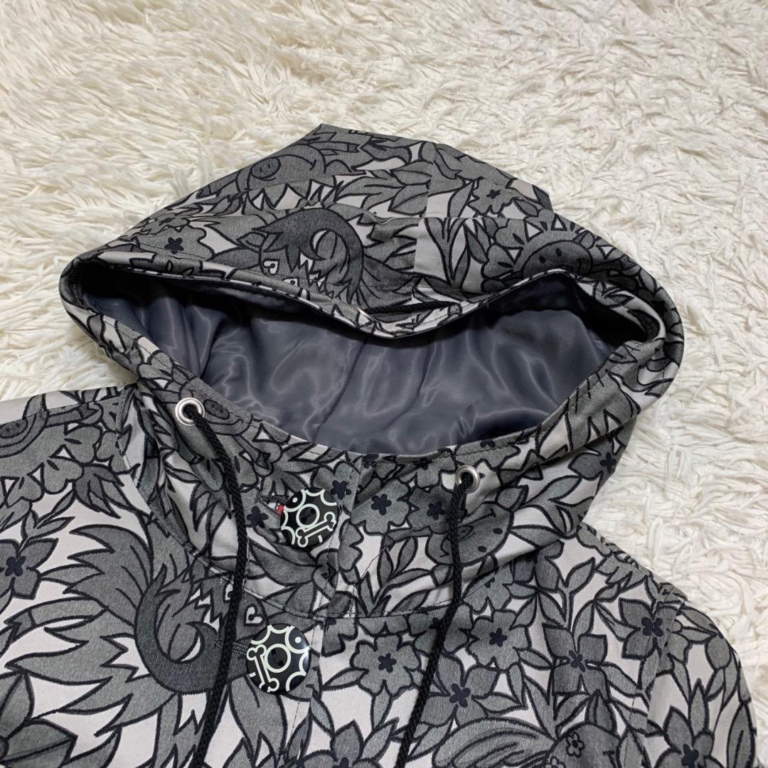 【美品】OLLEBOREBLA アルベロベロ　薄手コート　ぶたさん　グレー