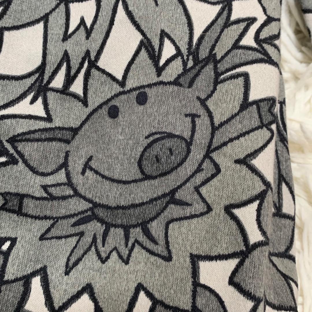 【美品】OLLEBOREBLA アルベロベロ　薄手コート　ぶたさん　グレー