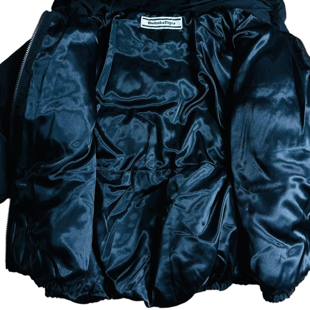 専用です。現行 オニツカタイガー 高級ダウンジャケット 黒 M 90%ダウン