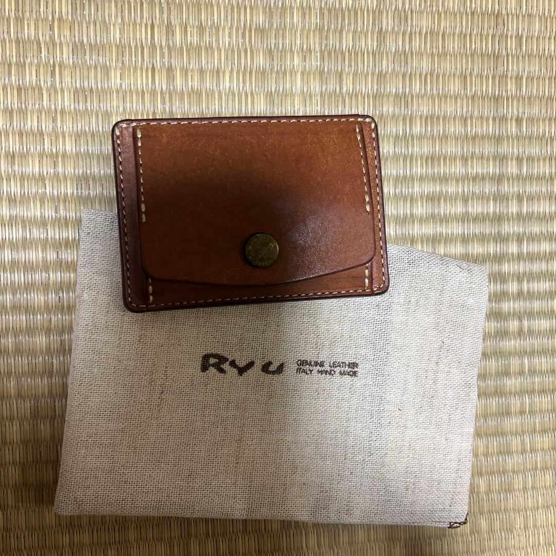 新品　Ryu 二つ折り財布　ケース＆パスケース カードケース セット
