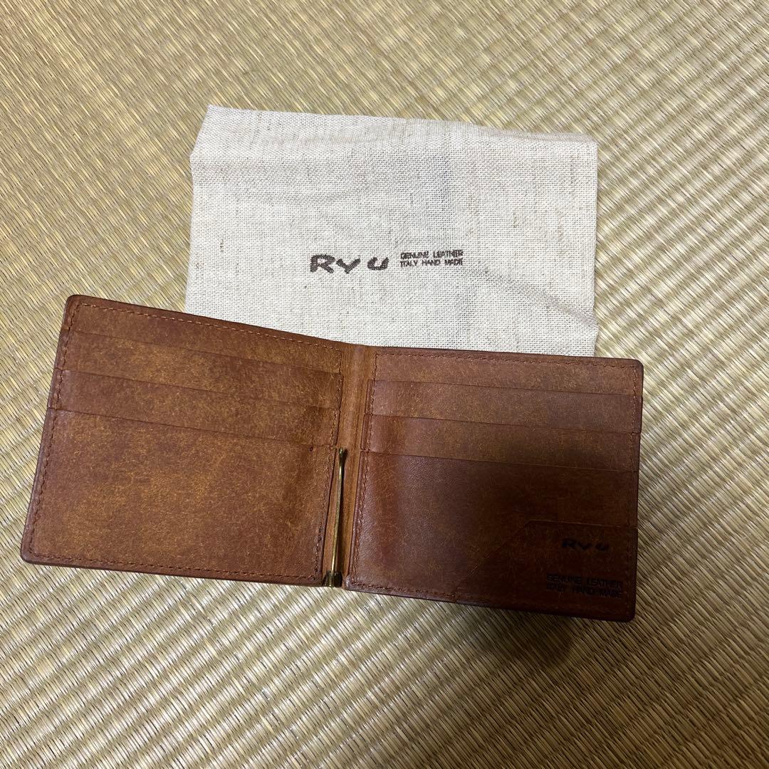 新品　Ryu 二つ折り財布　ケース＆パスケース カードケース セット