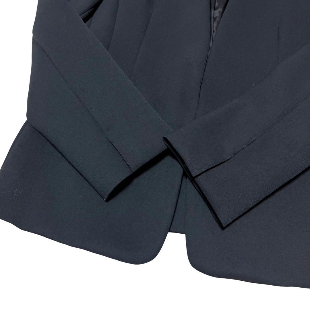 極美品　PLST ノーカラージャケット　パンツスーツ　セットアップ　黒　Mサイズ