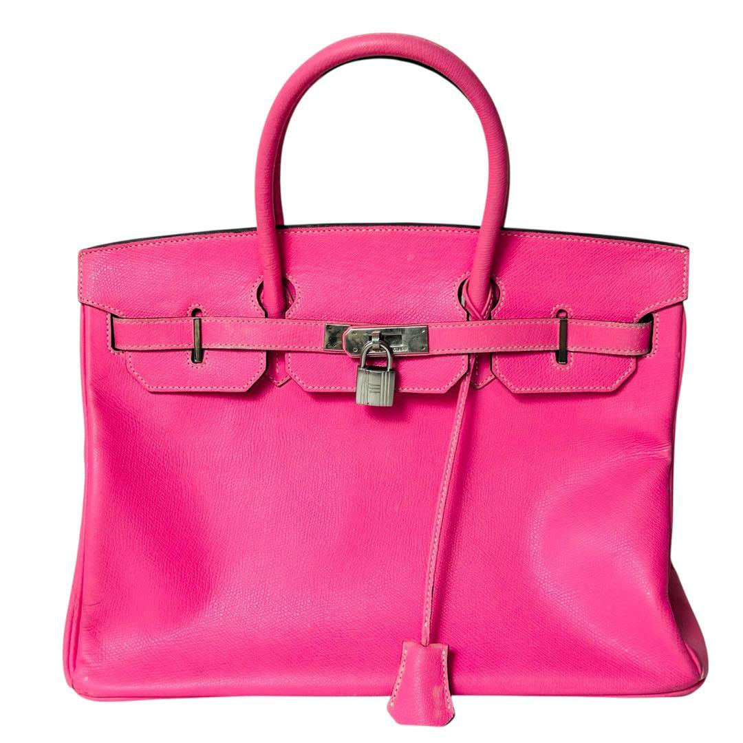 ヘンリーハイクラス カデナ 希少ピンク ハンドバッグ