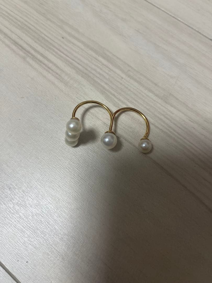 ARTIDA OUD アコヤパール ダブルフィンガー リング 11号