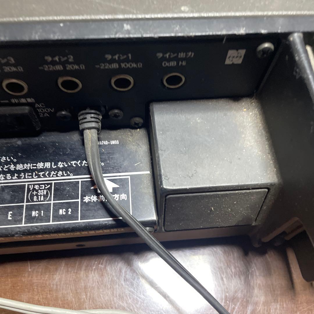 National ハイパワーアンプ 卓上型音響装置　WA-740A ジャンク
