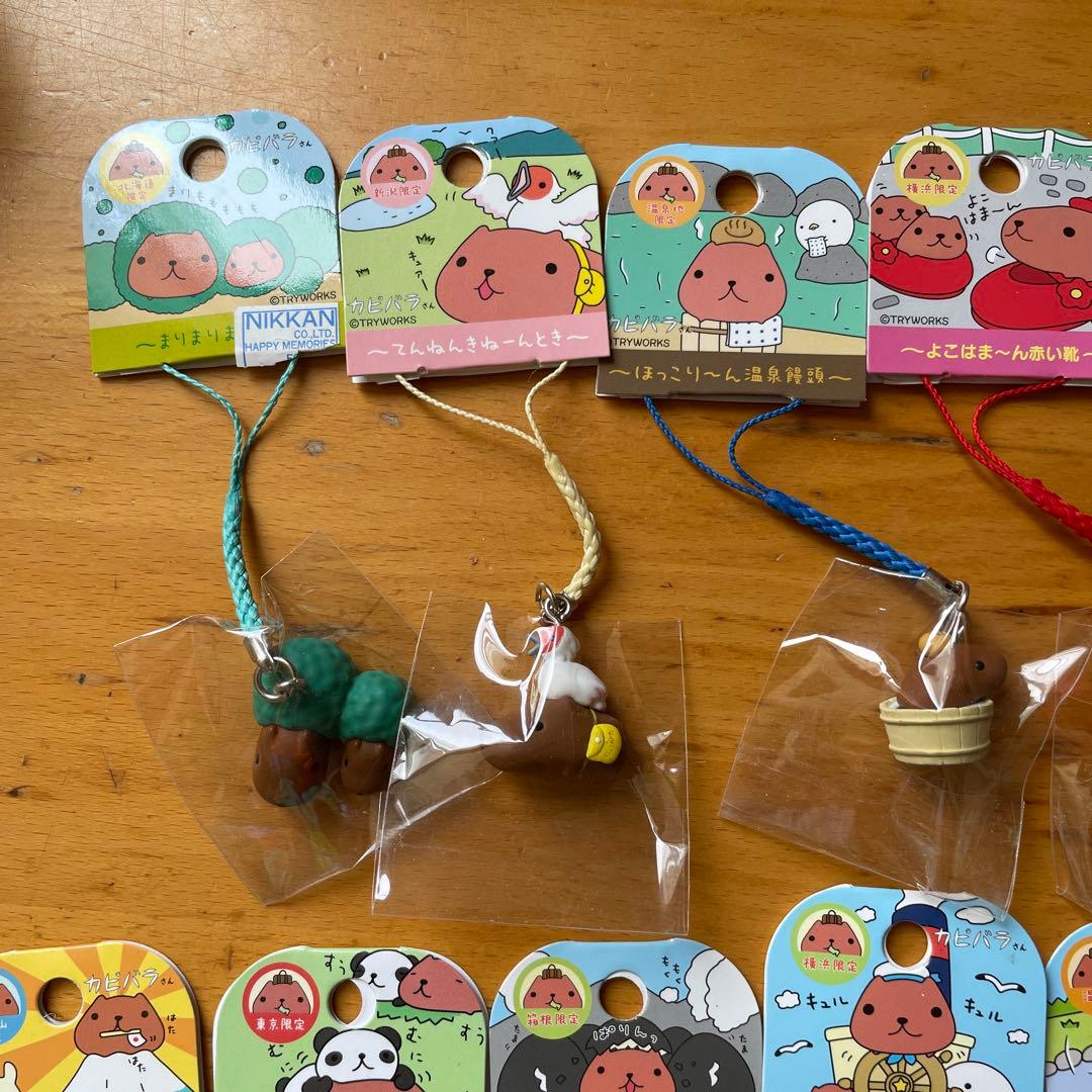 【おまとめ】カピバラさん　ご当地ねつけストラップ　35個セット　新品未使用