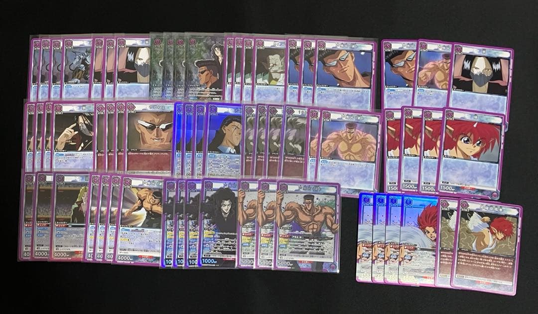 ユニオンアリーナ　幽遊白書　紫　戸愚呂　デッキ　ユニチケ入り　調整用カード付き