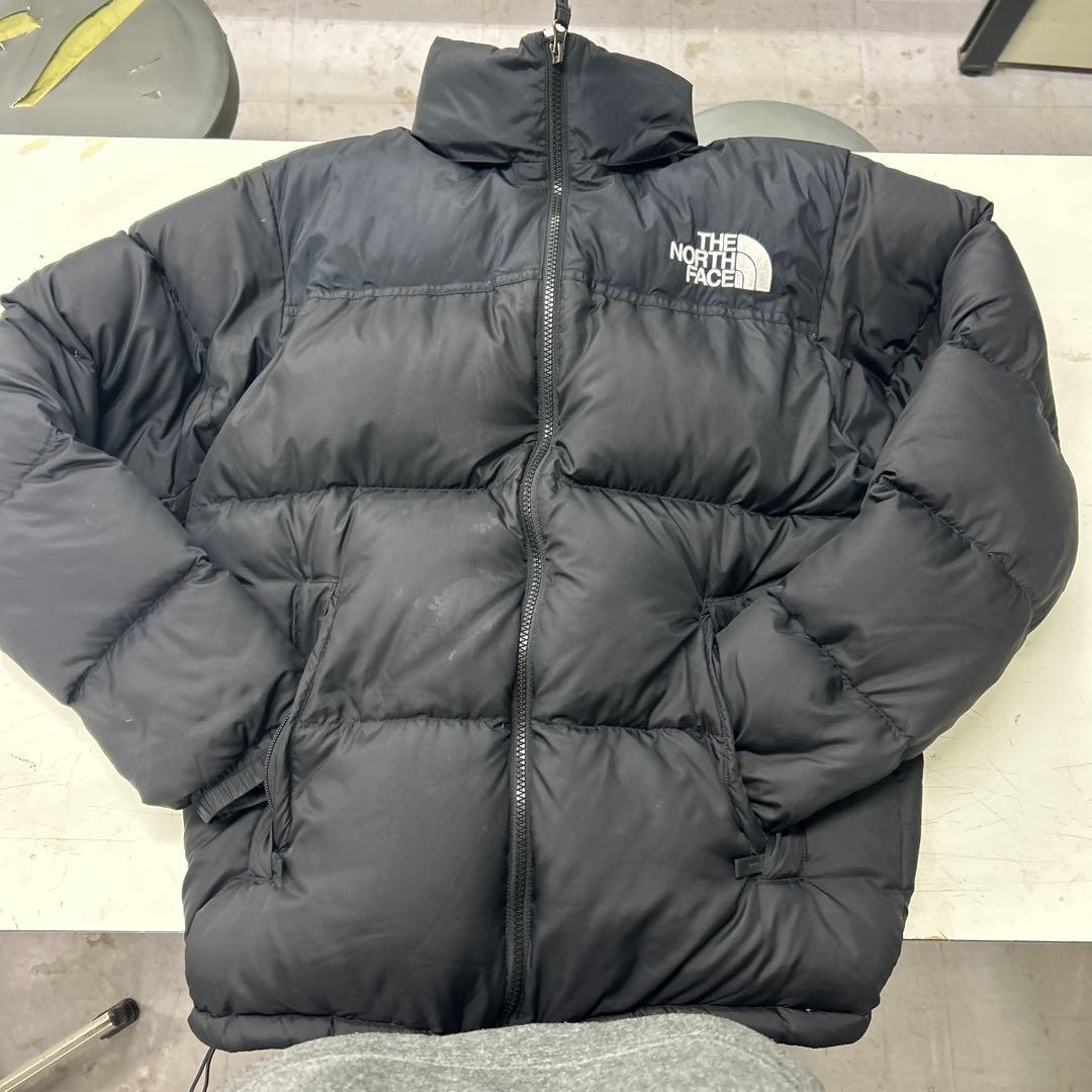 THE NORTH FACE ブラック ダウンジャケット ショートヌプシ