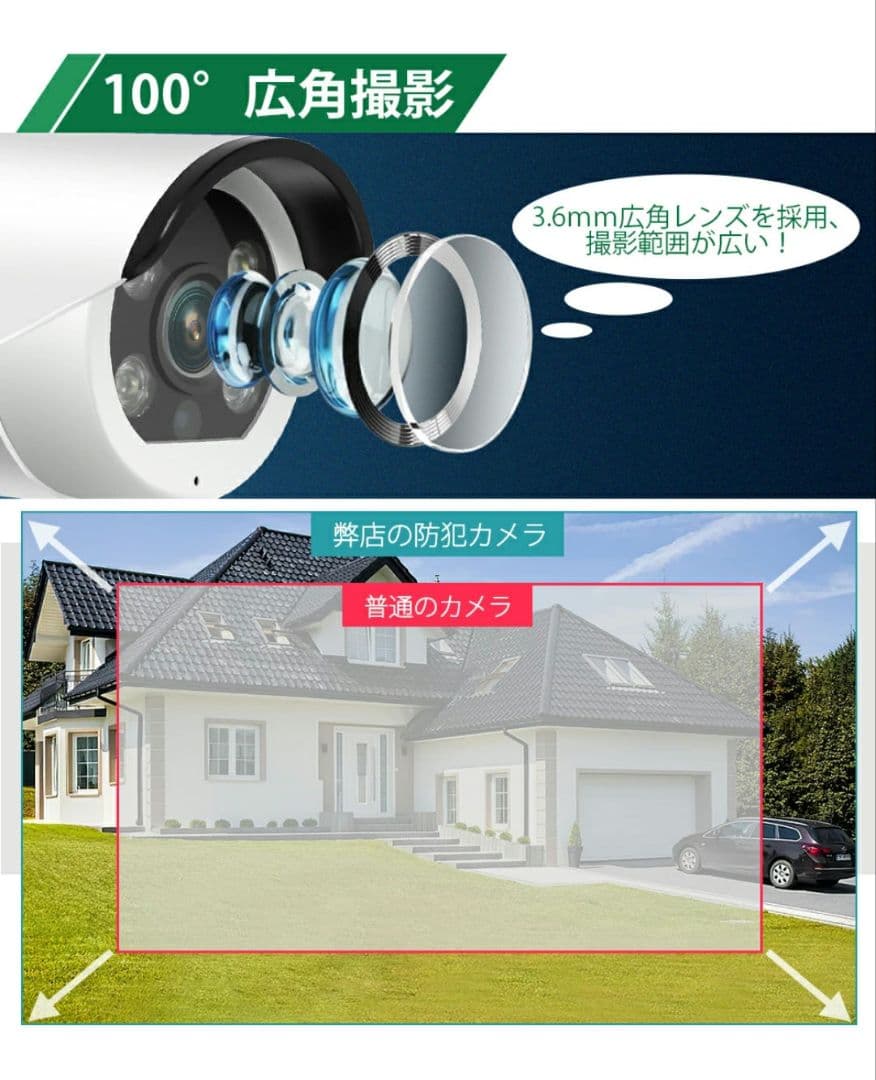 YESKAINO JP-NK02-10804 防犯カメラ