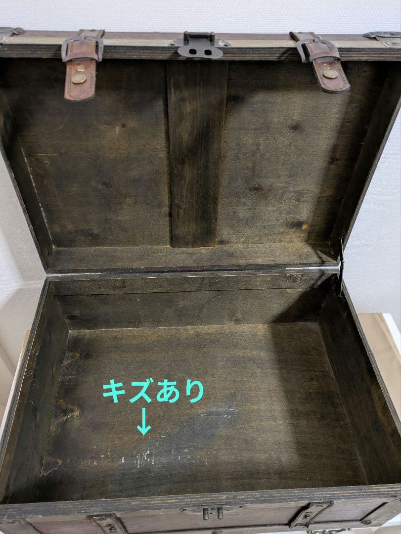 コベントガーデン/ウッデン トランクボックス L　アンティーク調・シャビーシック