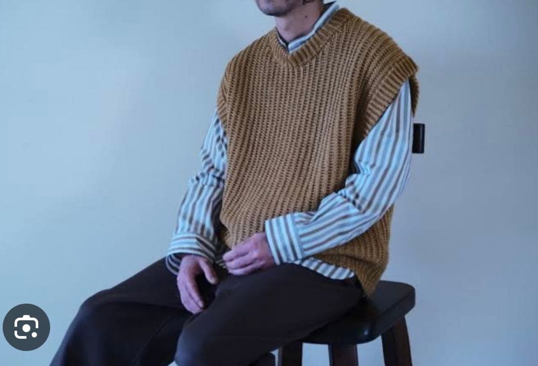 CRISTASEYA ニット ベスト ◆ ジレ seya. クリスタセヤ