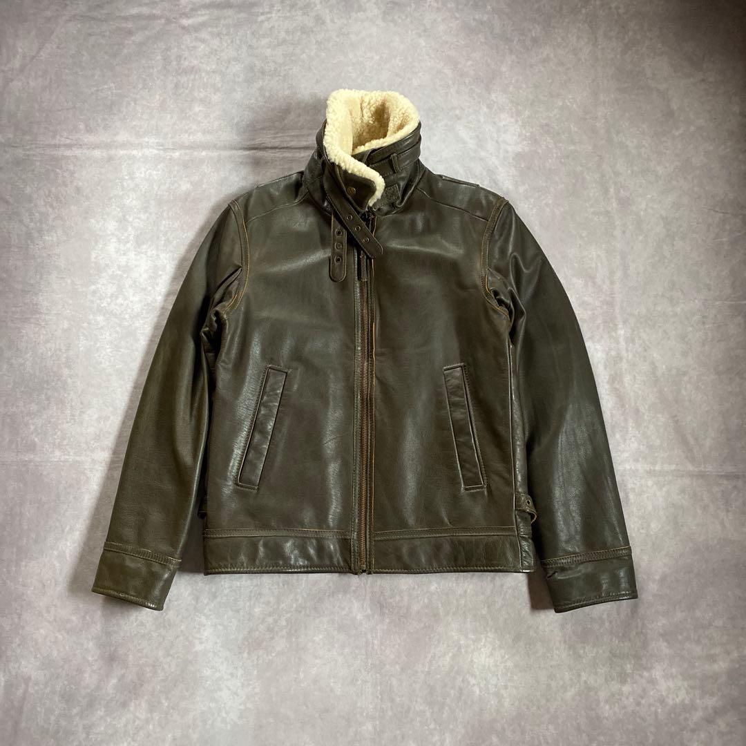 1/22限定値下❣️00's Eddie Bauer B-3 leather
