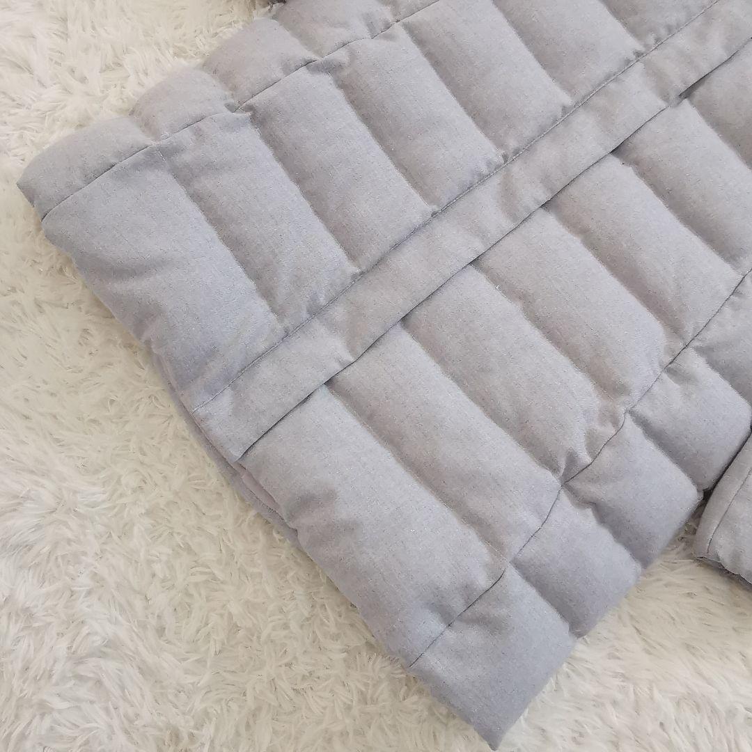 ANAYI フォックス ファー ロング ダウン コート アナイ ライトグレー M