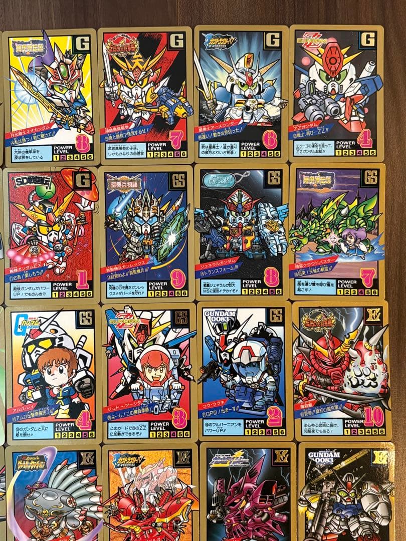 1993年〜1995年ガンダムSDSUPERBATTLE64枚まとめ売りセット