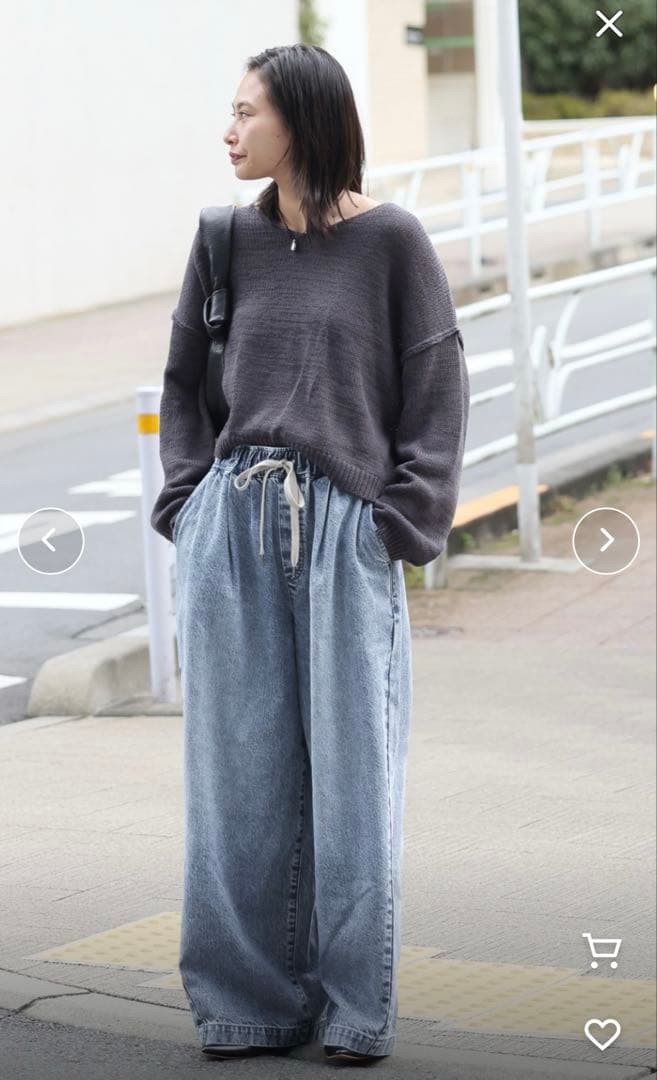 ジャーナルスタンダード イージーデニムワイドパンツ サイズ38