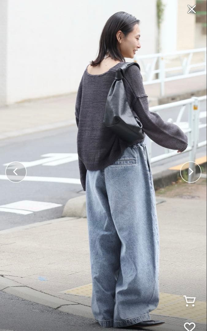 ジャーナルスタンダード イージーデニムワイドパンツ サイズ38