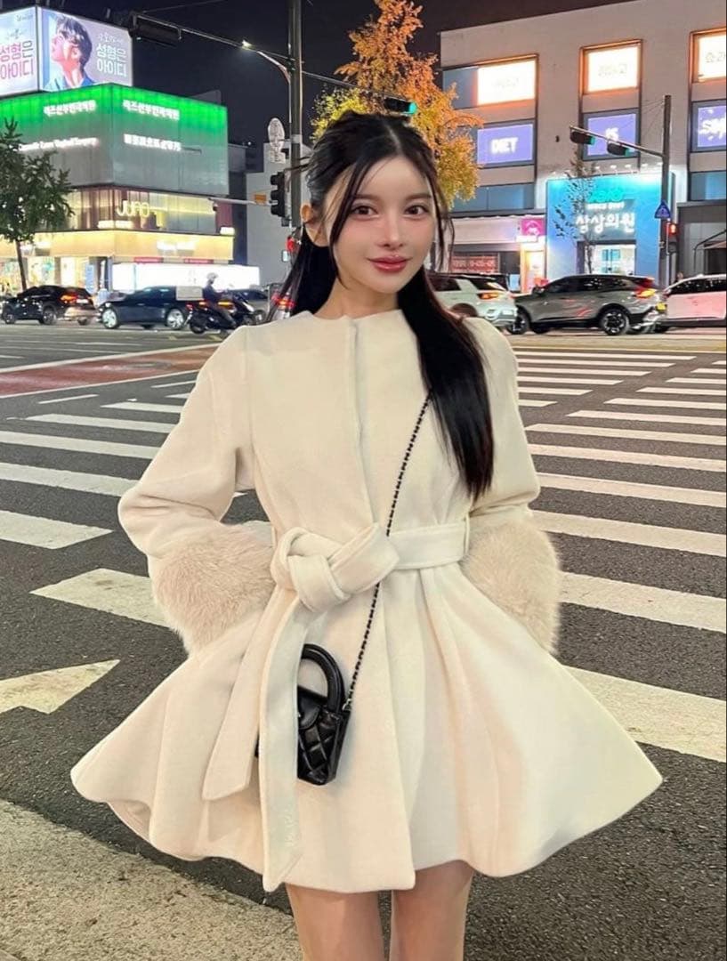 ダーリッチ　Darich ウエストベルトメルトンコート