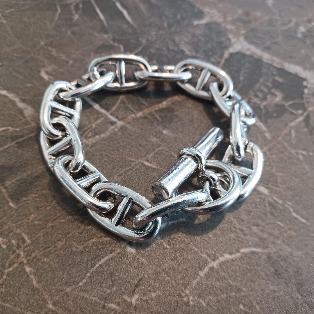 極太 S925 シェーヌダンクル ブレスレット シルバー 925 メンズ