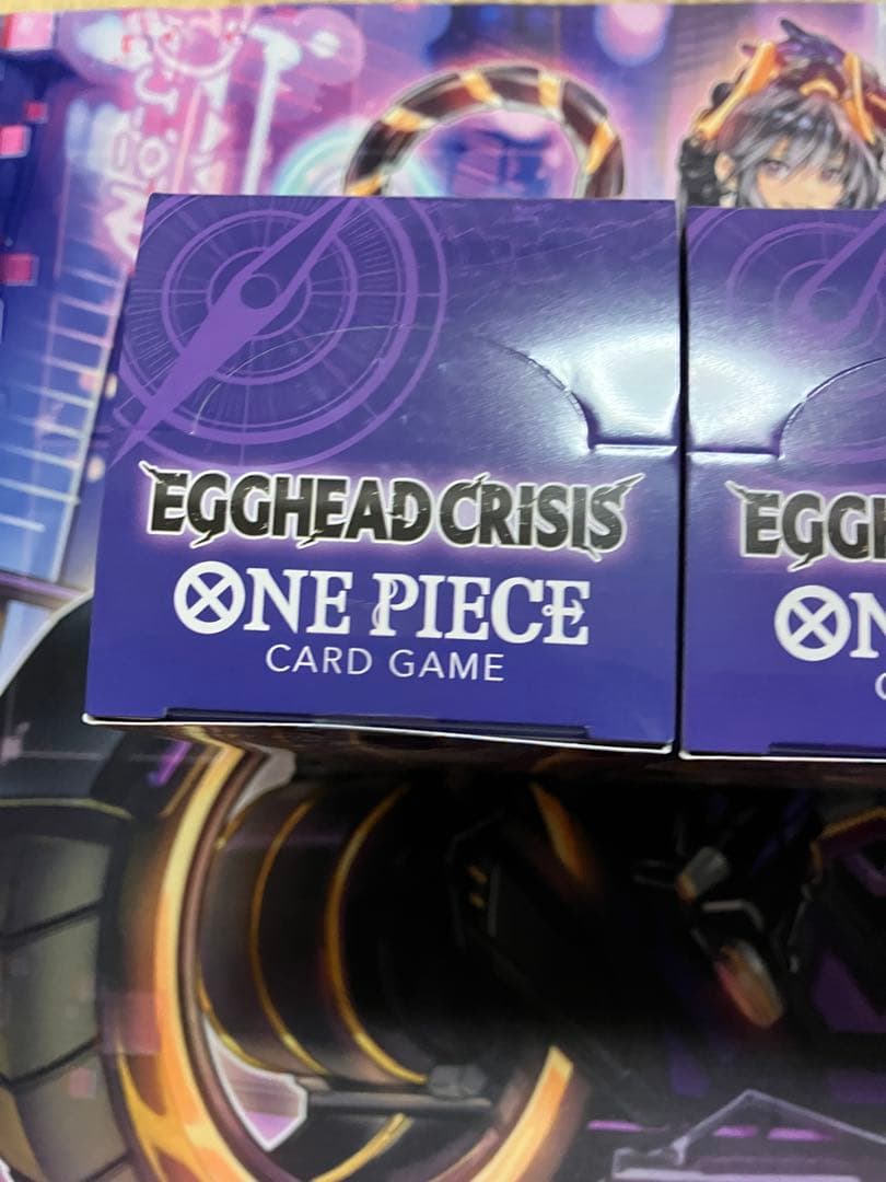 ワンピースカード　EGGHEAD CRISISテープ付き　3box