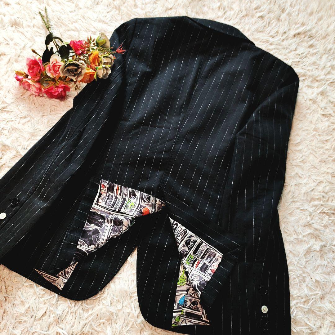 ポールスミス セットアップ スーツ ワイドパンツ 総柄 フォトグラファー 40