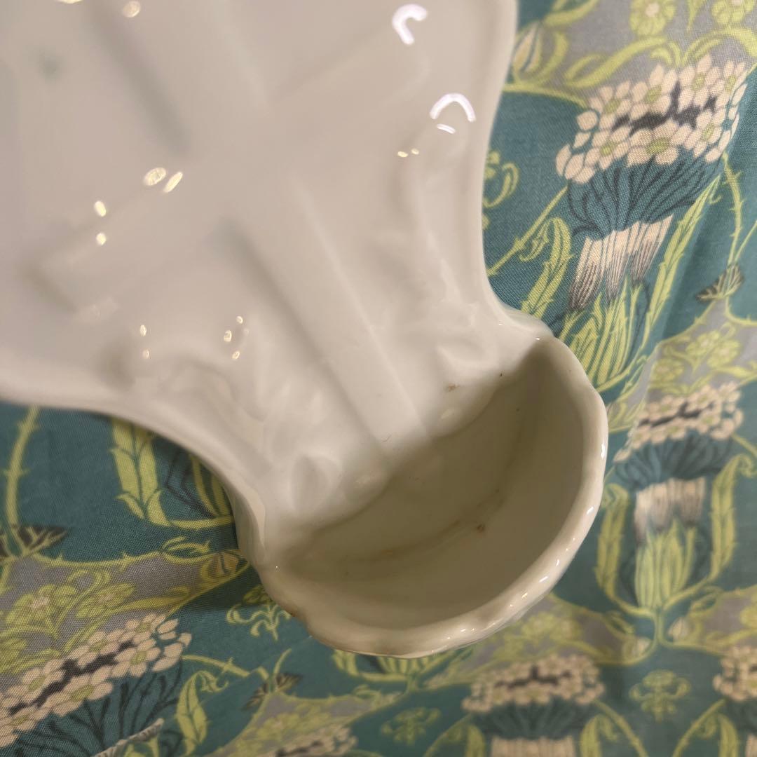 クロス 聖水盤 ベニティエ 陶器 フランスアンティーク