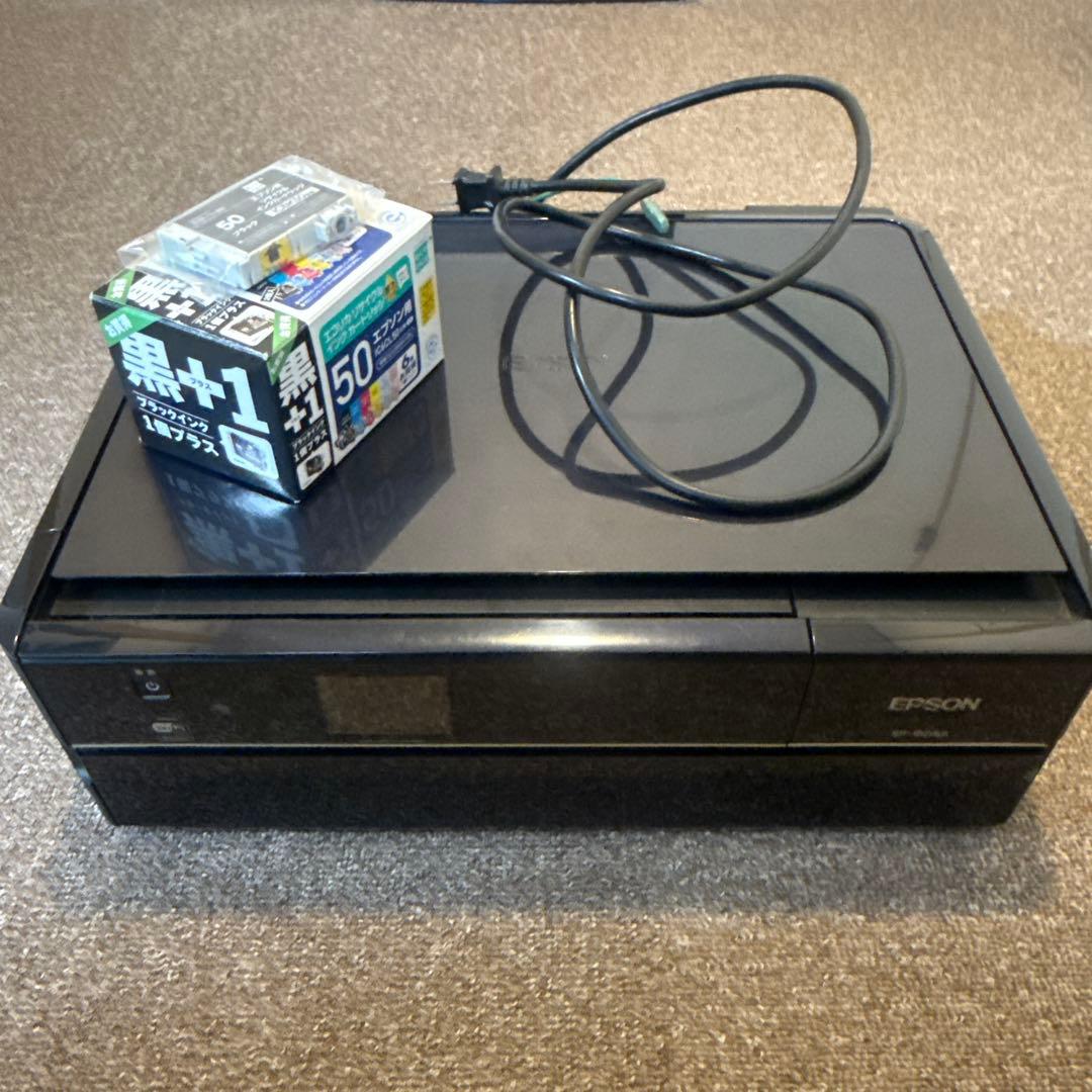 EPSON EP-804A プリンター エプソン　白黒印刷動作確認　ジャンク扱い