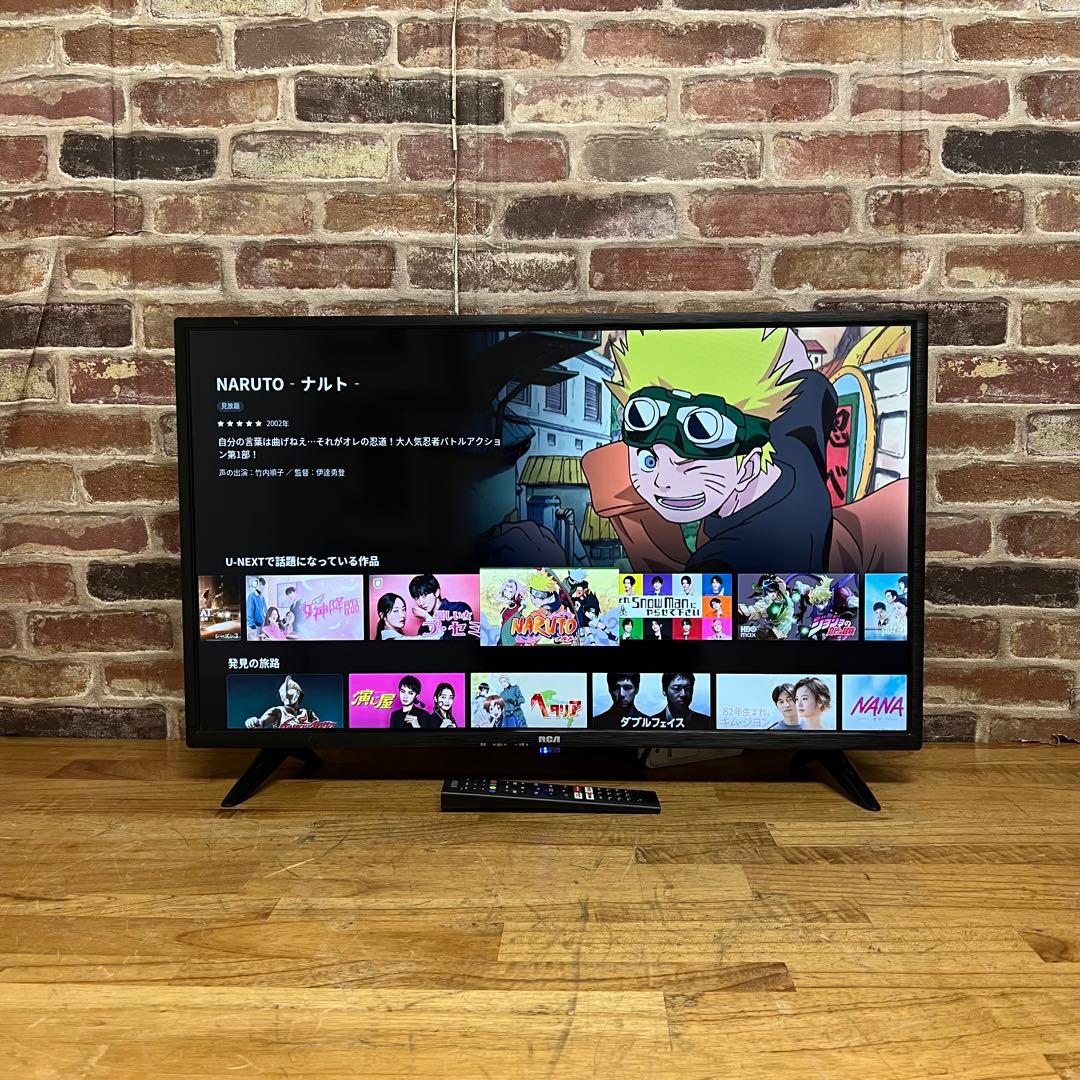 RCA 32V型 チューナーレス 液晶テレビ RCA-32D1 動画配信アプリ○