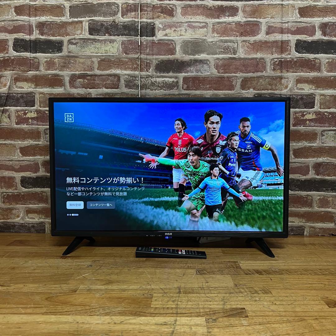 RCA 32V型 チューナーレス 液晶テレビ RCA-32D1 動画配信アプリ○