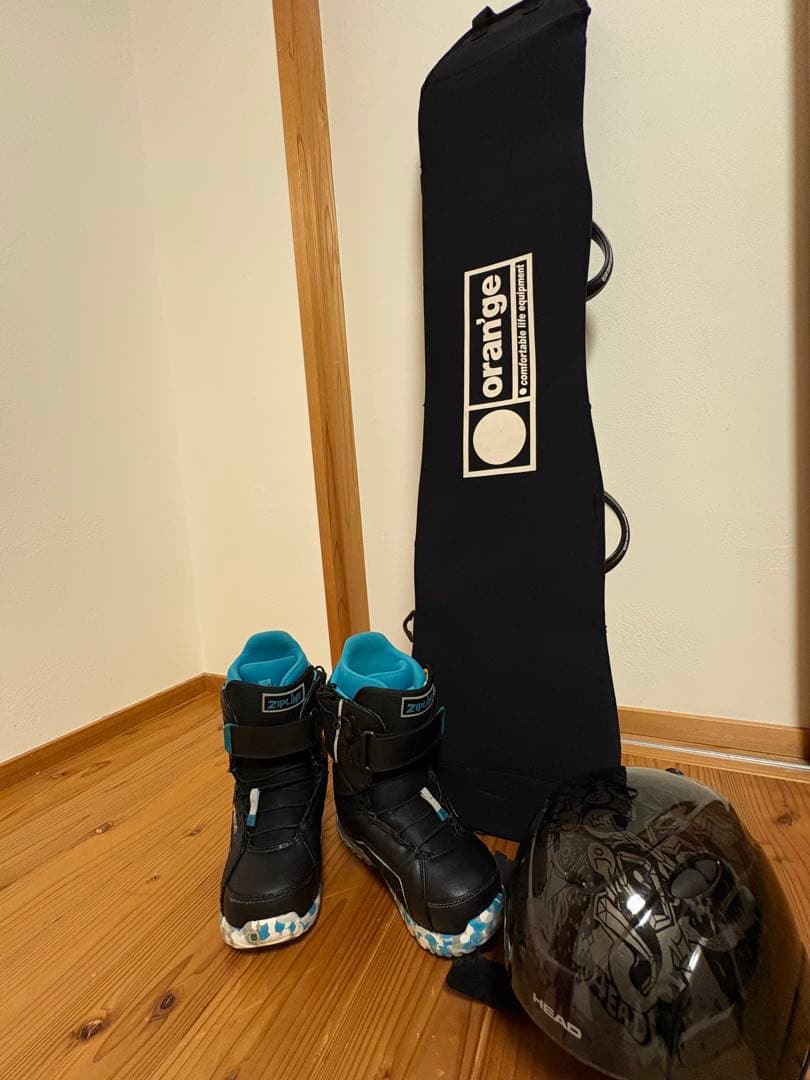 子供用CSBスノーボード133ビィンディングとBURTONブーツ24センチセット