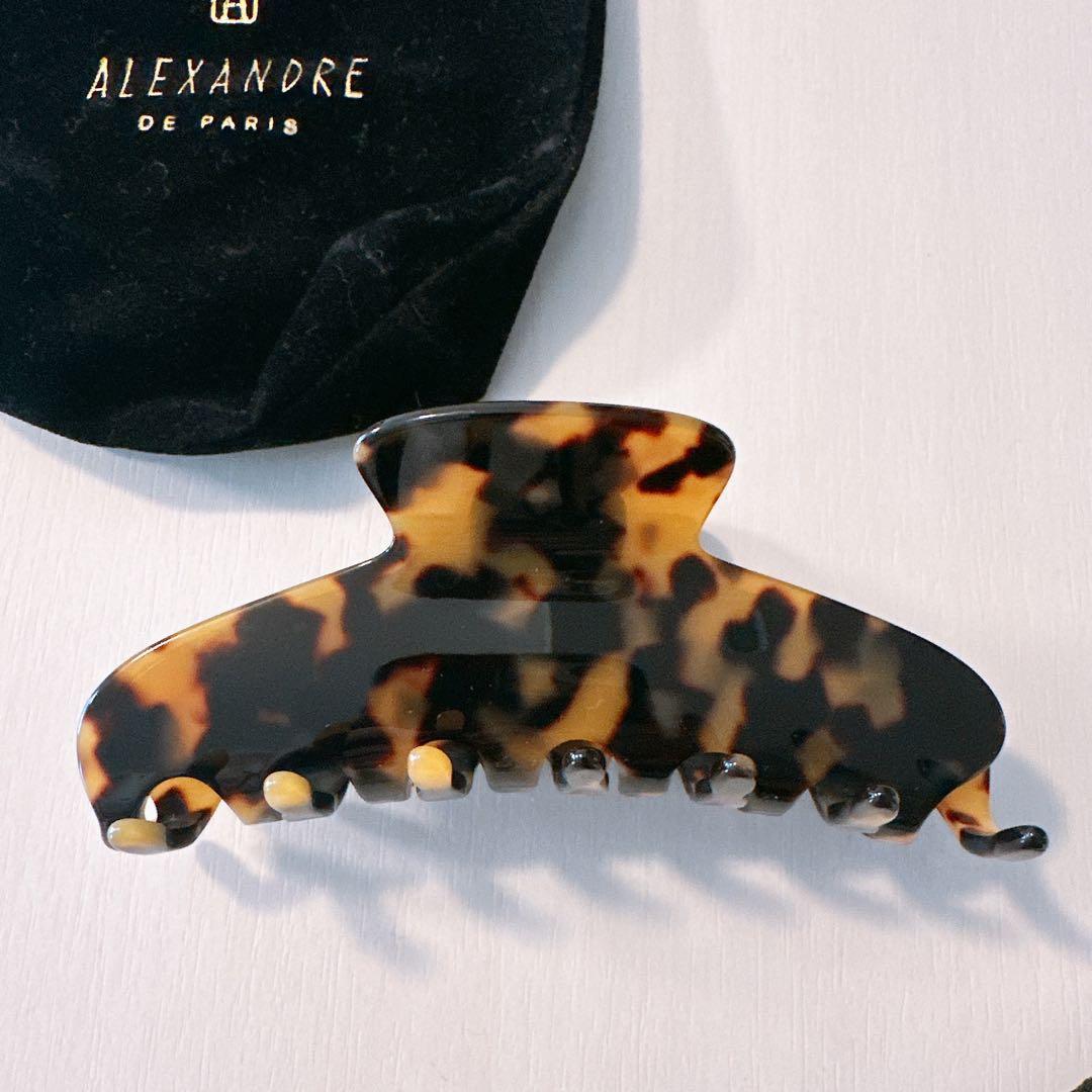 ALEXANDRE DE PARIS べっ甲ヘアクリップ