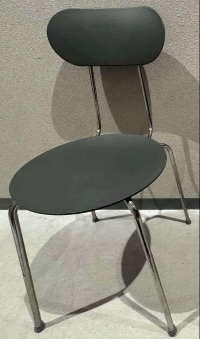 ⭐️無印良品 スチールチェア ダークグレー 定価1脚20100円