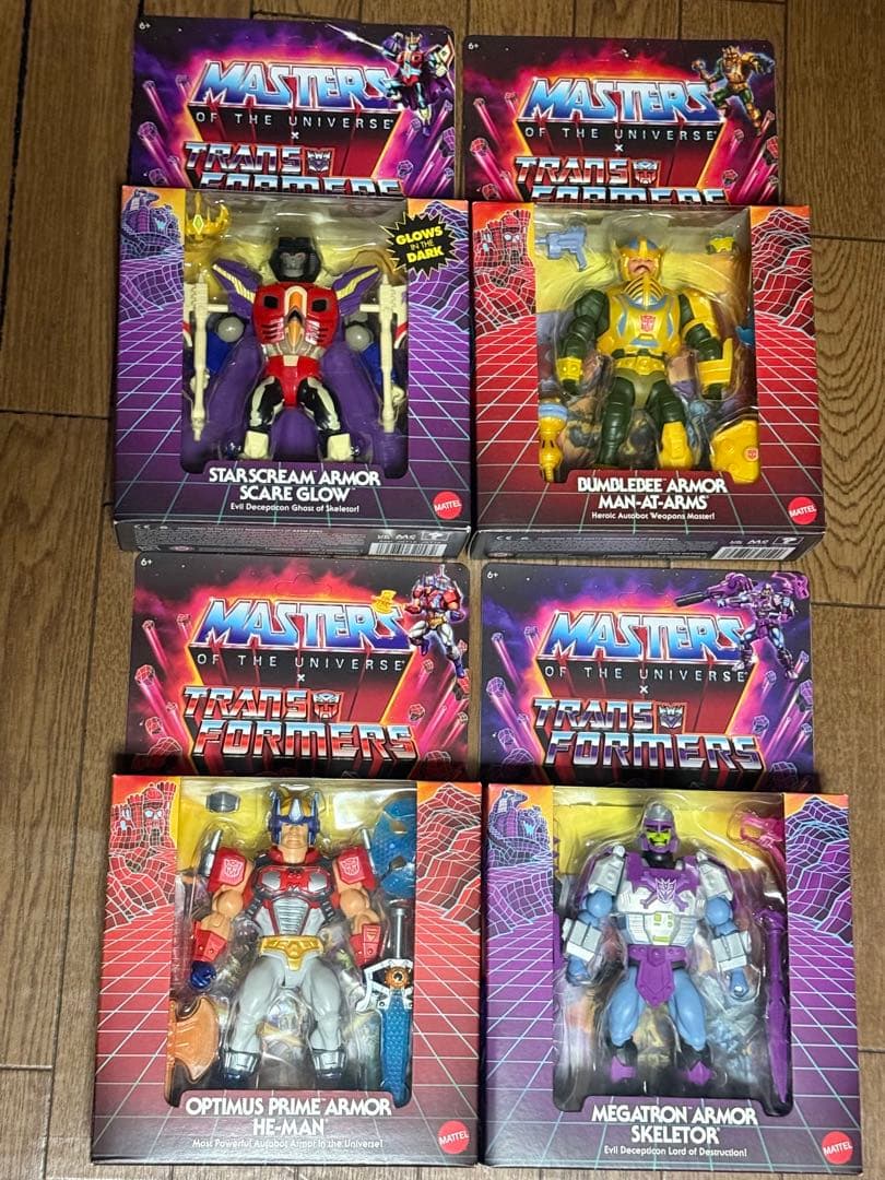 貴重 トランスフォーマー マスターズオブザユニバース セット motu ヒーマン