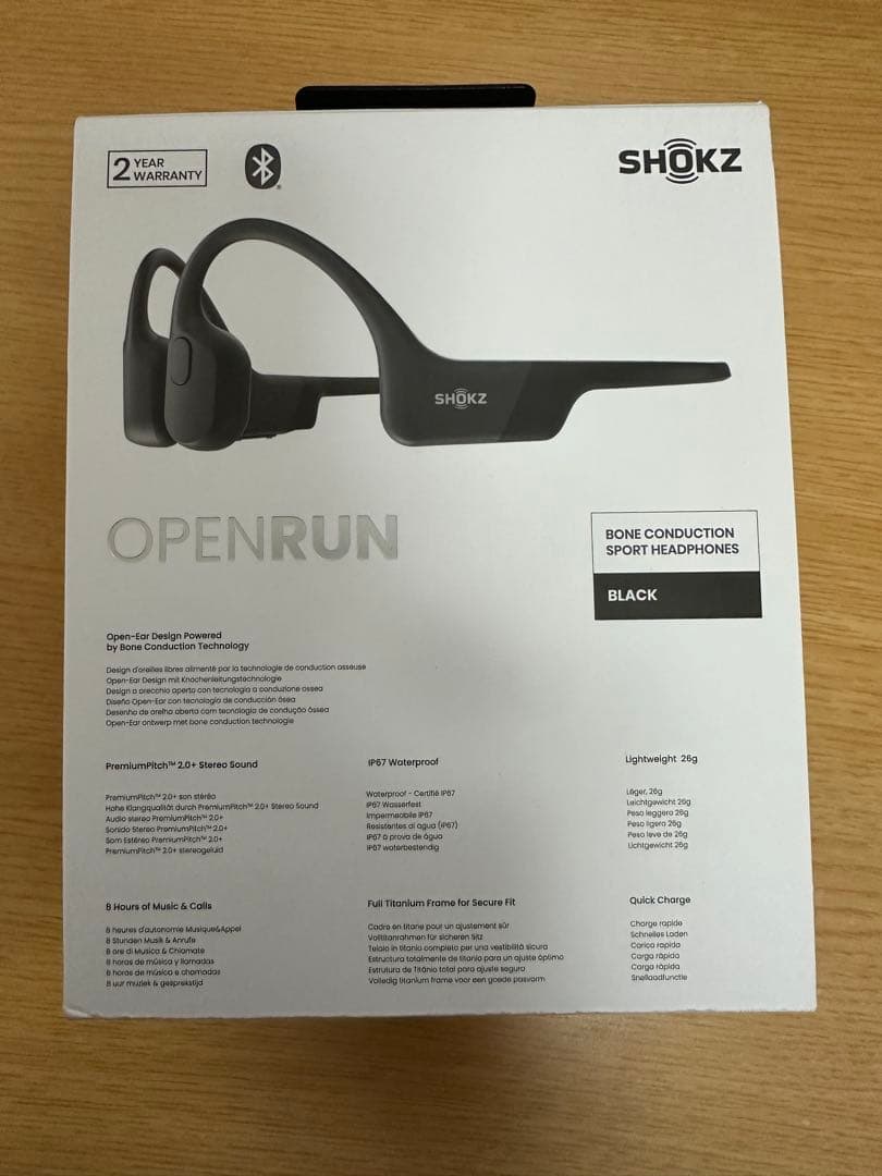 イヤホン SHOKZ OPEN RUN