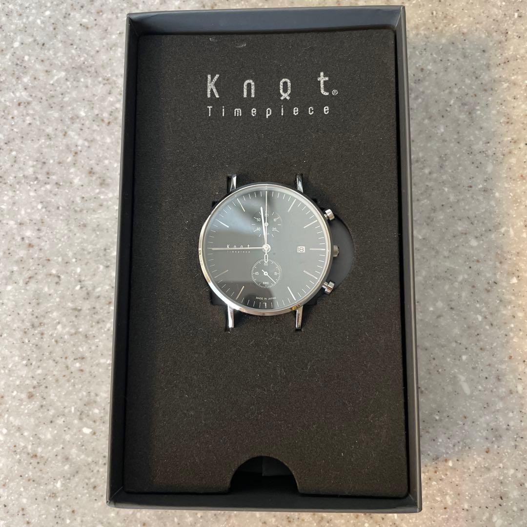 ✨大幅お値下げ✨knot ノット　ペアウォッチ　ブラック　ローズゴールド