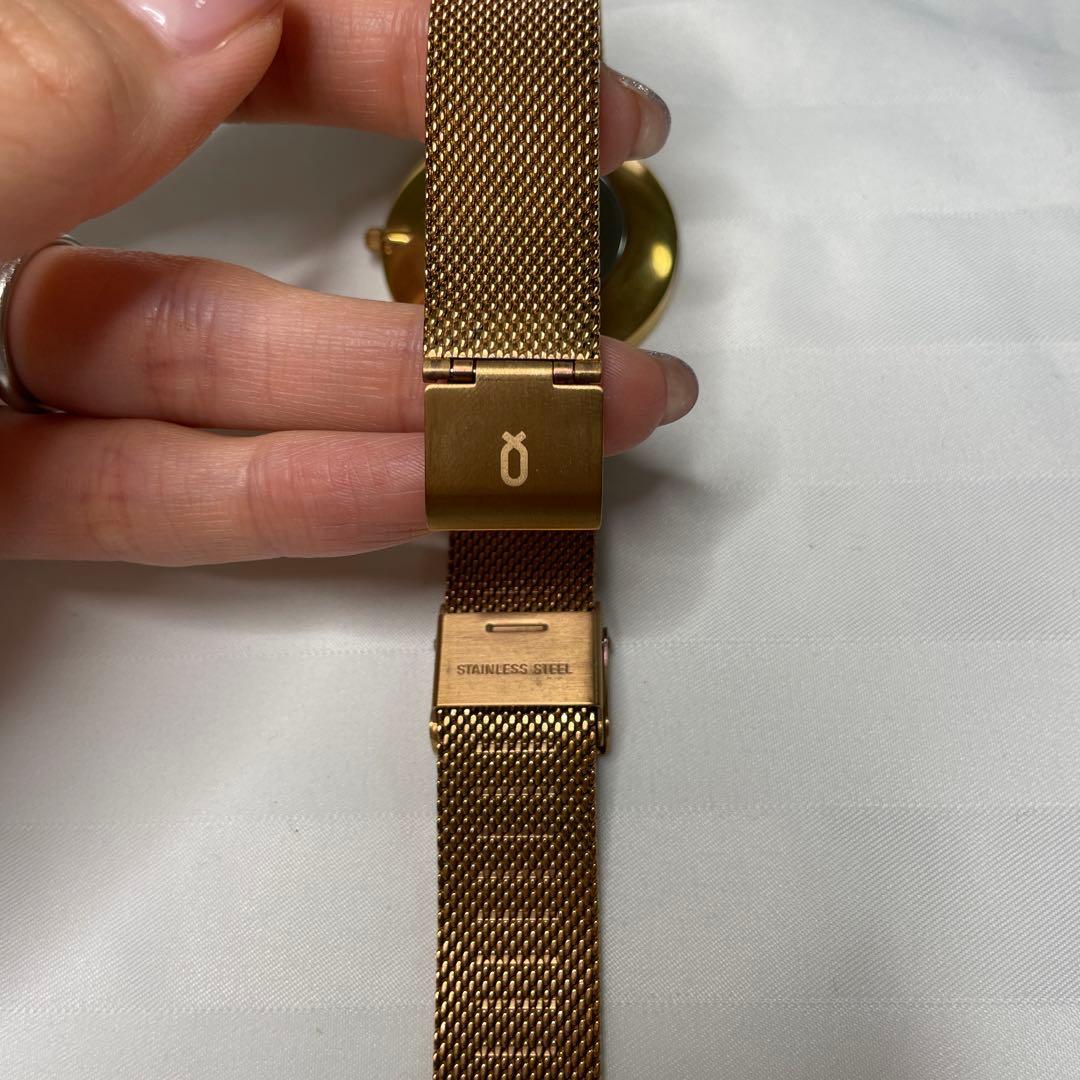 ✨大幅お値下げ✨knot ノット　ペアウォッチ　ブラック　ローズゴールド