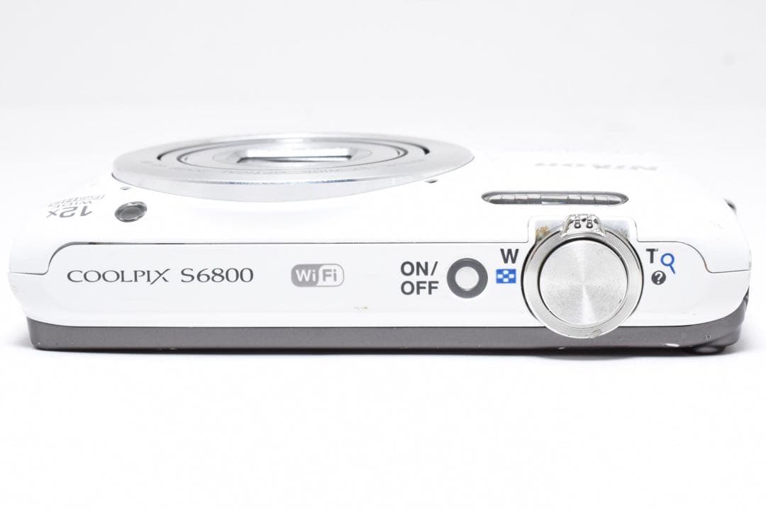 Nikon COOLPIX S6800 ホワイト 12倍ズーム