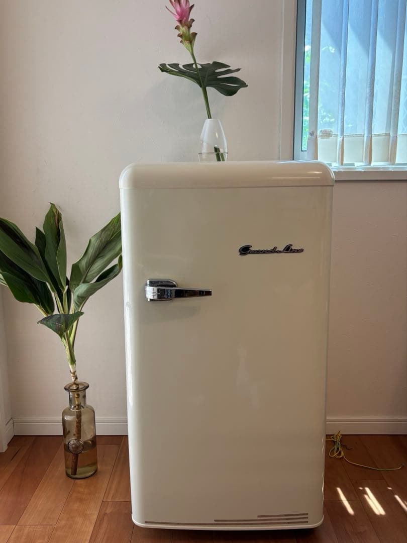 レトロホワイト 冷凍庫ARE-F60LG