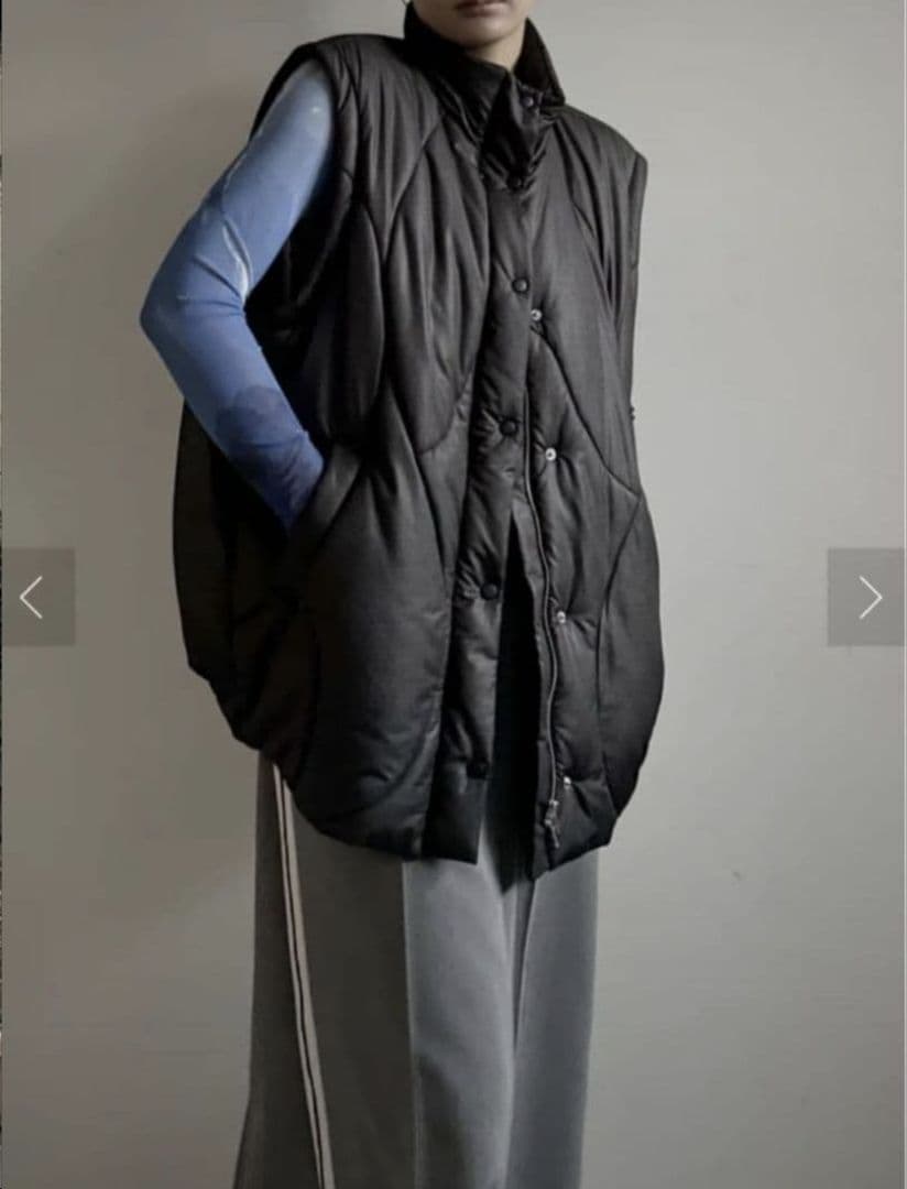 Ameri　2WAY WAVE STITCH PADDED JACKET