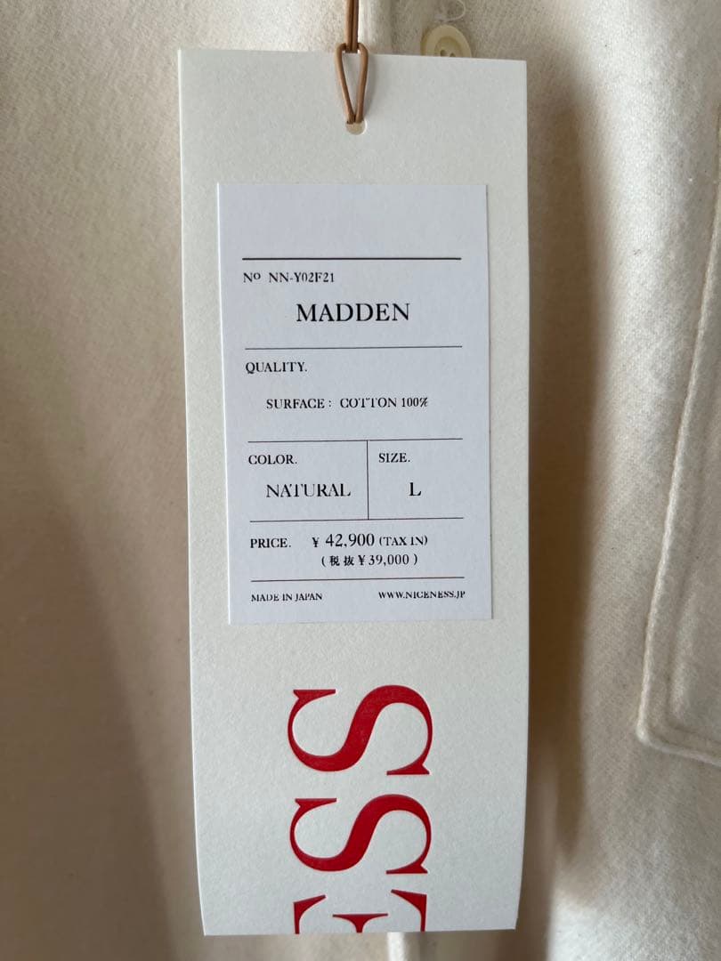 niceness madden フランネルシャツ