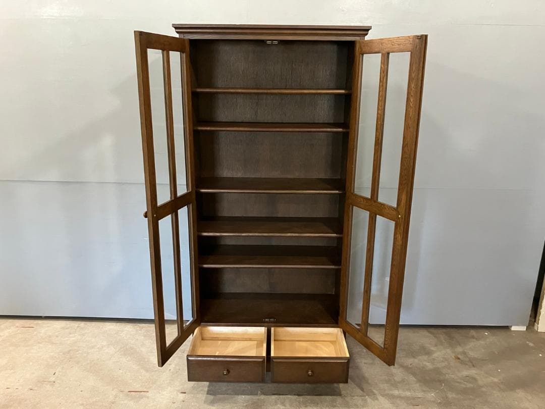 『EZO』えぞ民芸家具 書棚 本棚 本箱 ブックシェルフ 飾棚 RWboo1