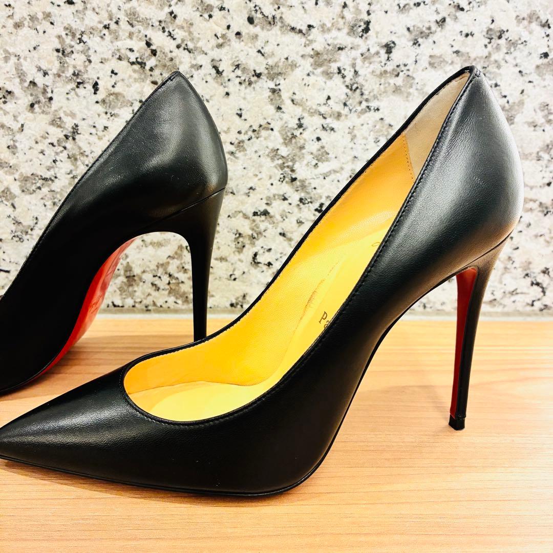 【美品】クリスチャンルブタン kate100 パテントレザー パンプス 35.5