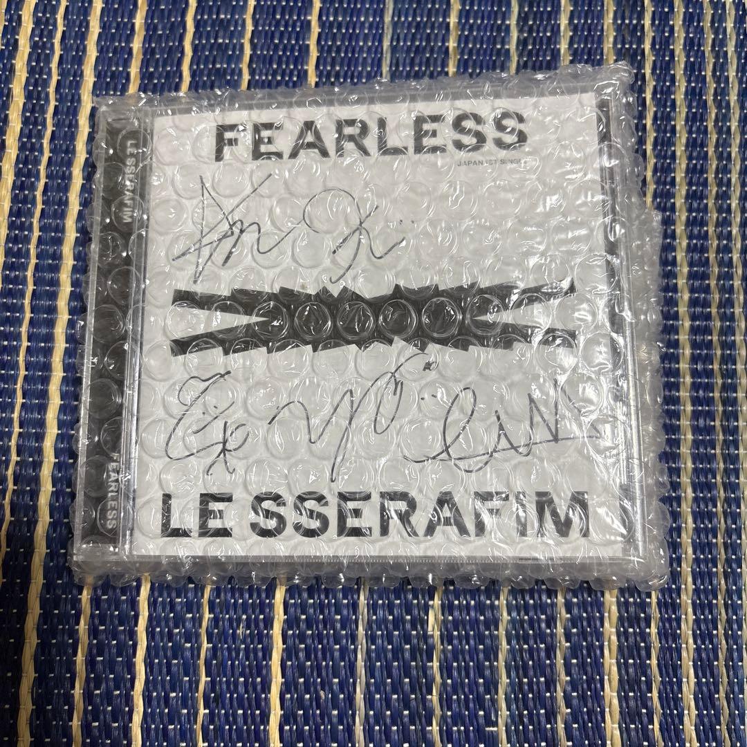 LE SSERAFIM FEARLESS 直筆サイン入りCD