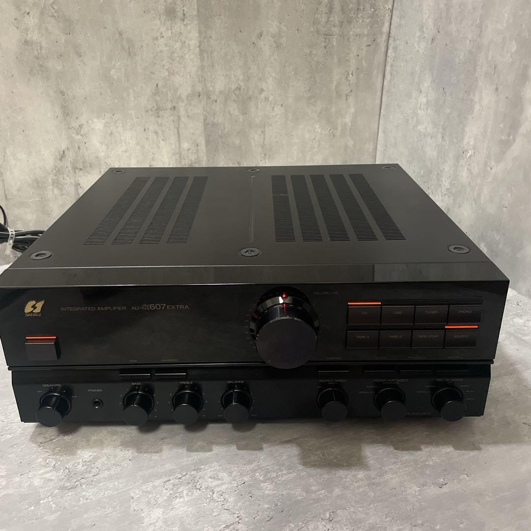 希少・無印 SANSUI AU-α607 EXTRA サンスイ アンプ 現状品