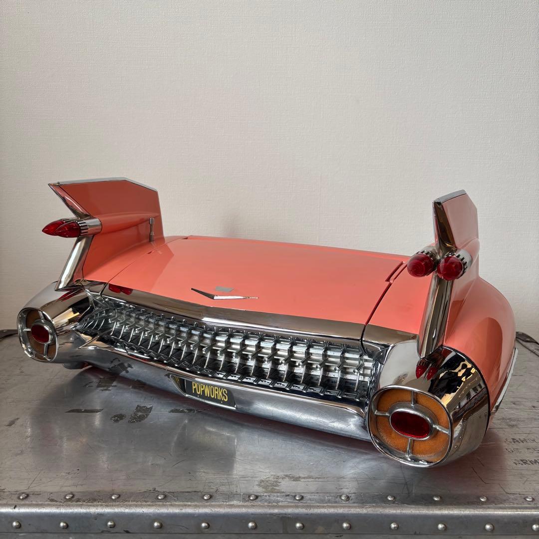 希少 Cadillac キャデラック59年式 ラジカセPOPWORKS ピンク