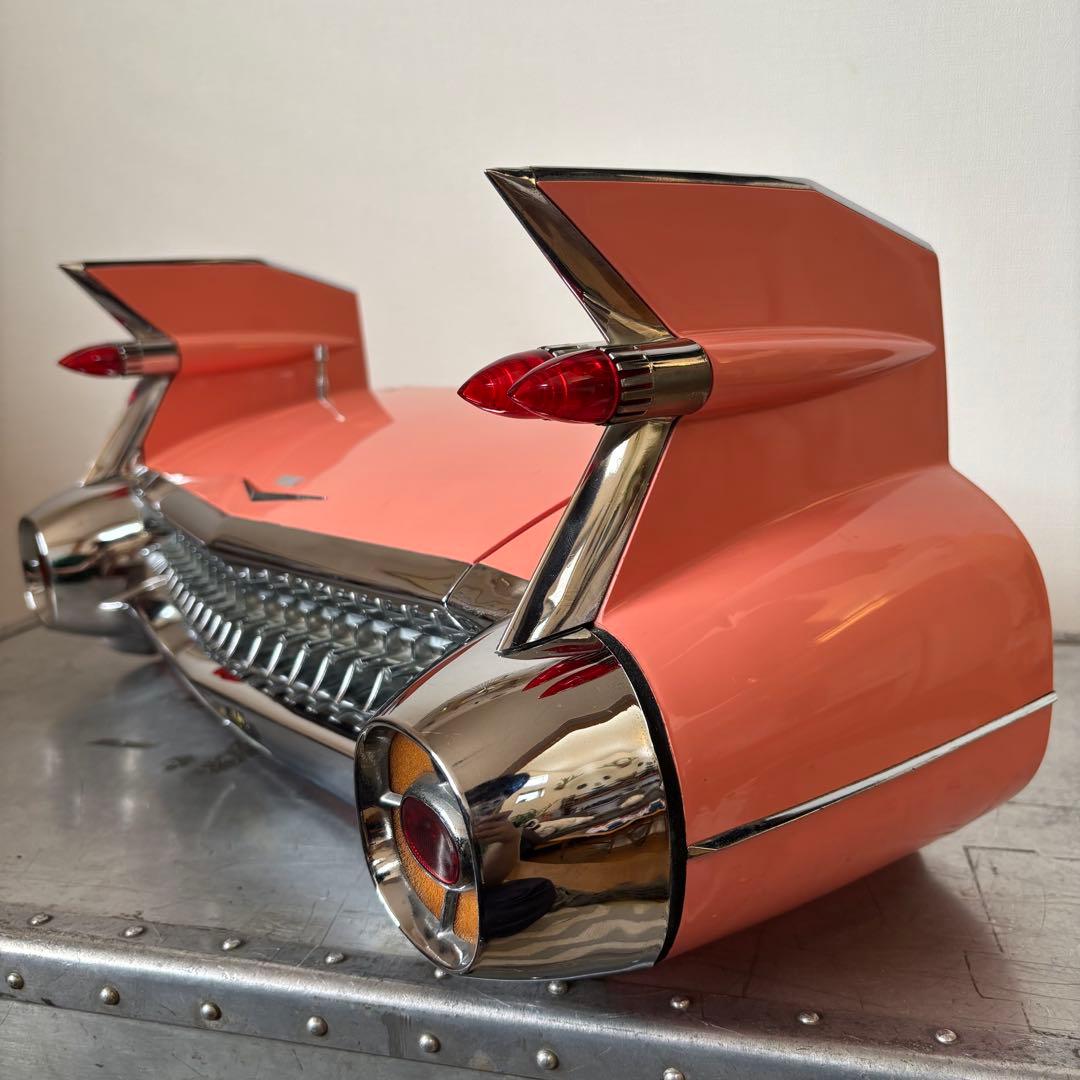 希少 Cadillac キャデラック59年式 ラジカセPOPWORKS ピンク