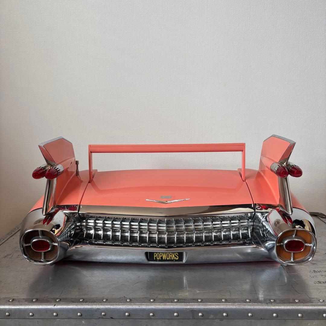 希少 Cadillac キャデラック59年式 ラジカセPOPWORKS ピンク