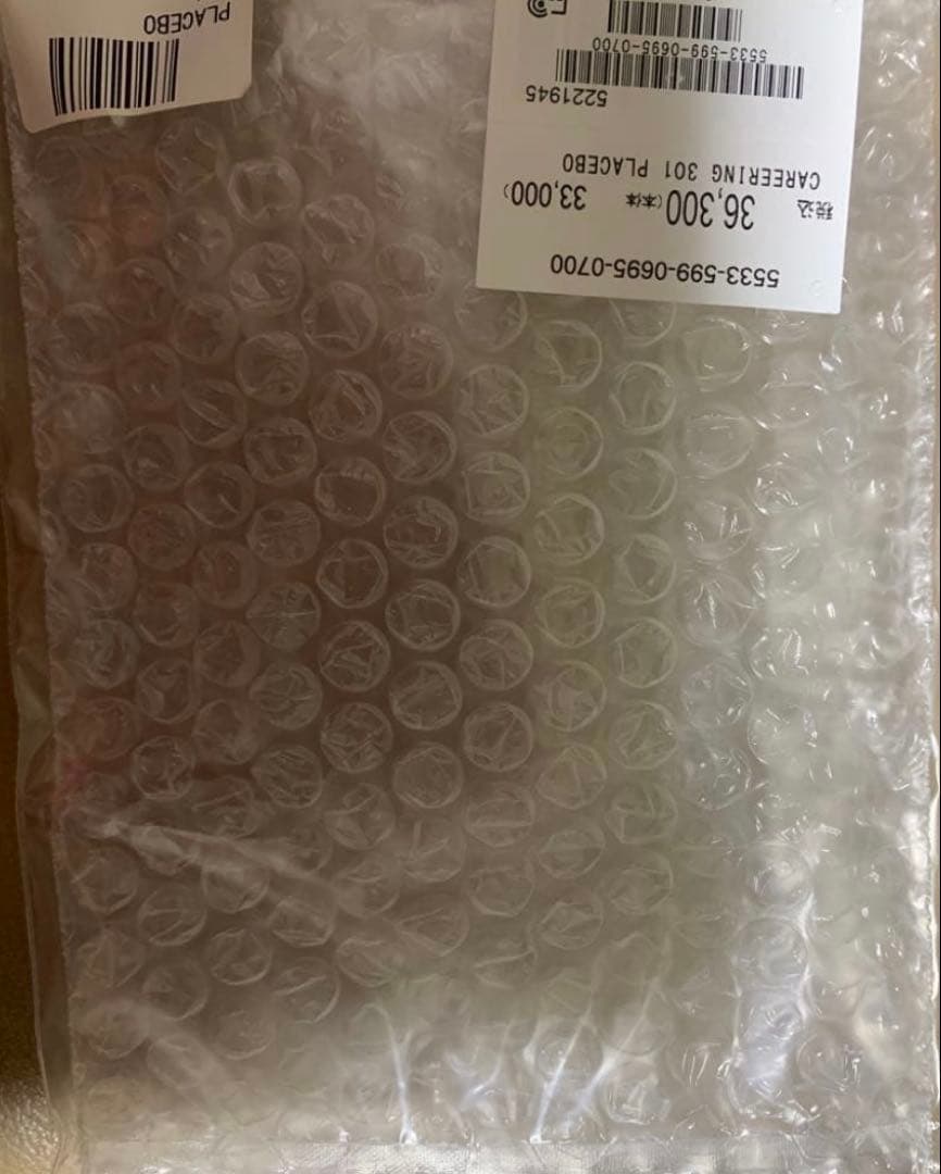 【新品】CAREERING PLACEBO 301 シルバー（td）