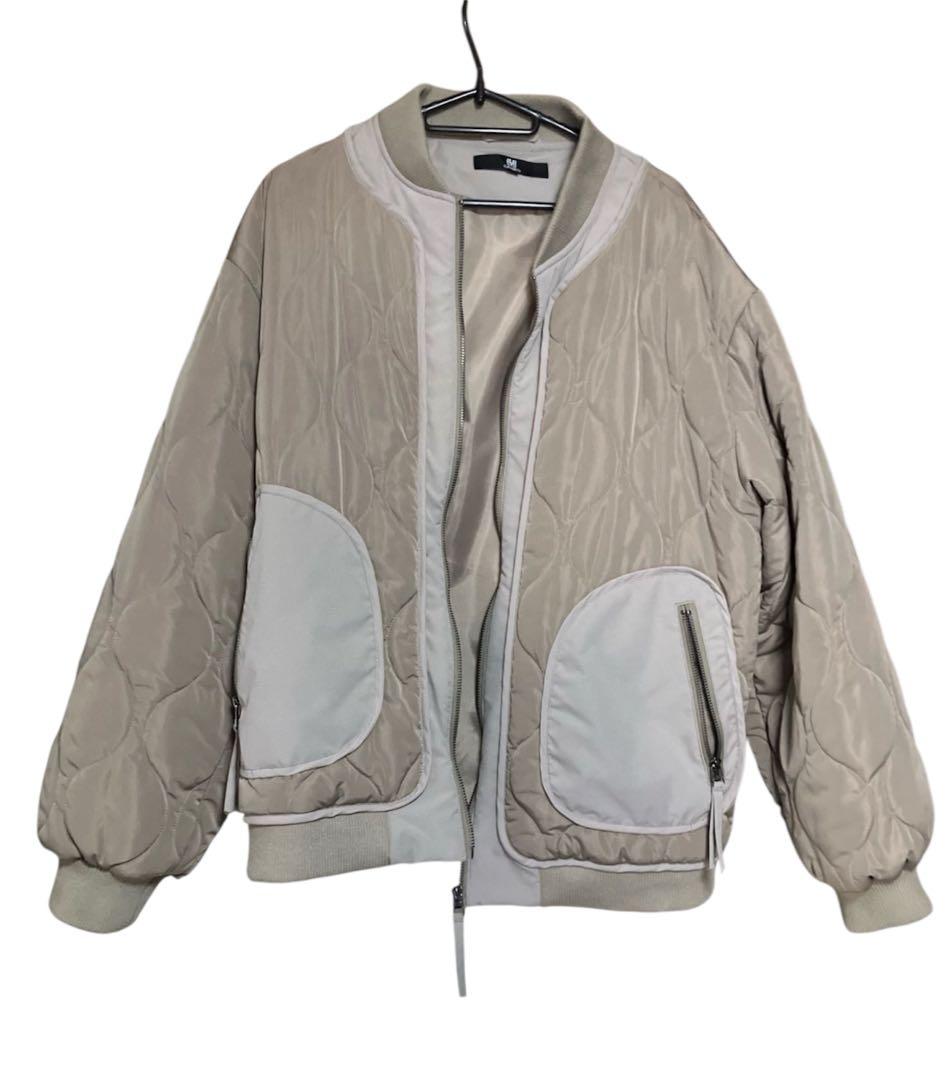 カンビオ　 ルーズシルエットキルキングボンバーブルゾン　ブルゾン　キルティング