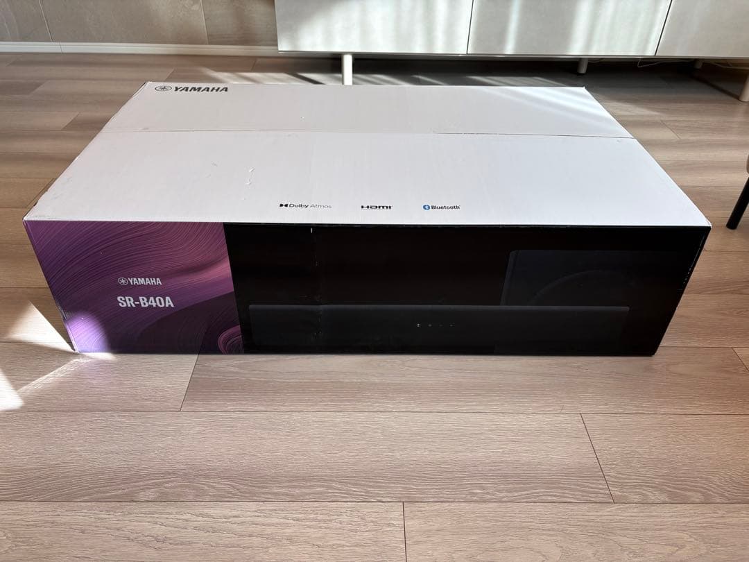 【新品未開封】SR-B40A サブウーファー付き サウンドバー YAMAHA